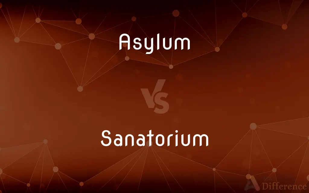 Asylum vs. Sanatorium — What's the Difference?