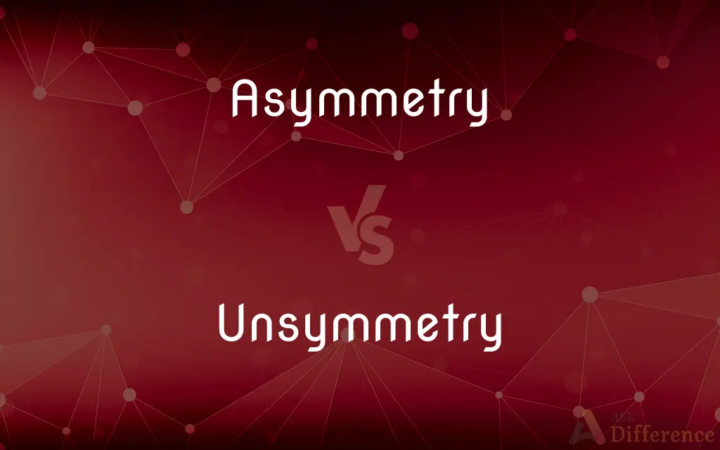 Asymmetry vs. Unsymmetry — What's the Difference?