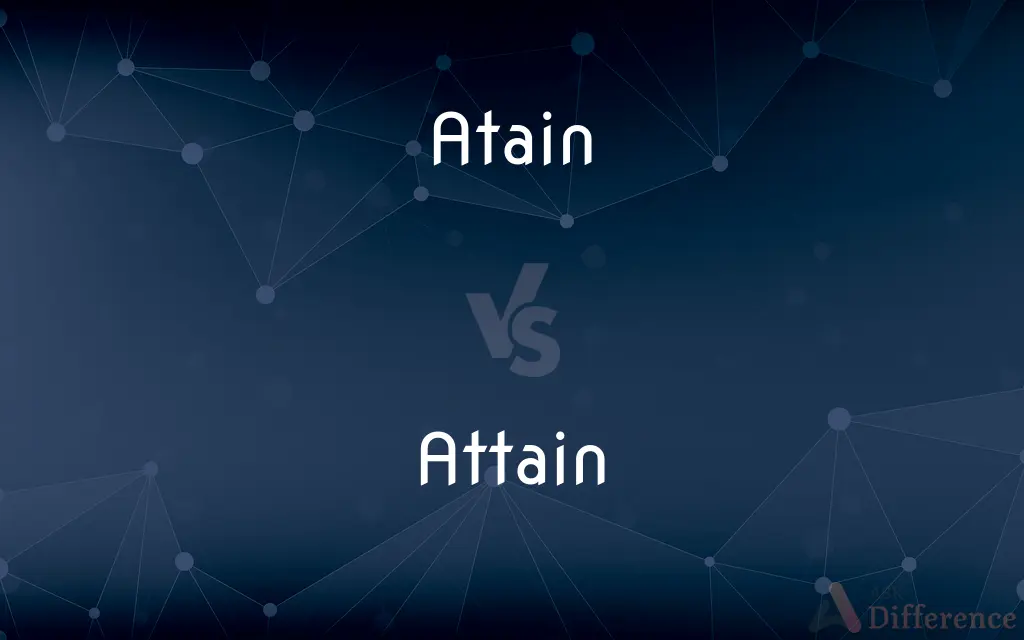 Atain vs. Attain — Which is Correct Spelling?