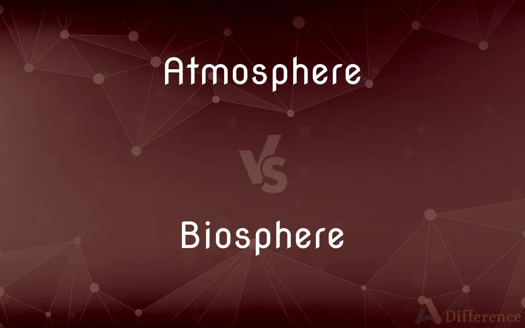 Atmosphere vs. Biosphere — What's the Difference?