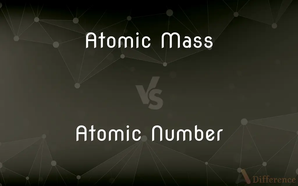 Atomic Mass vs. Atomic Number — What's the Difference?