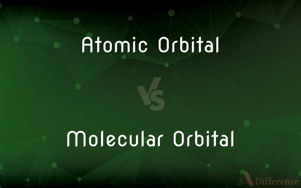 Atomic Orbital vs. Molecular Orbital — What's the Difference?