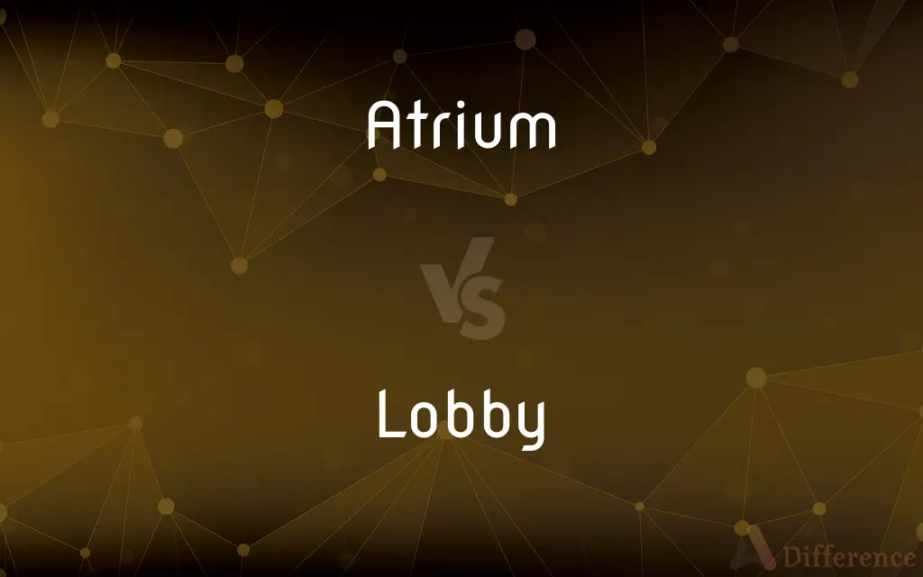 Atrium vs. Lobby — What's the Difference?