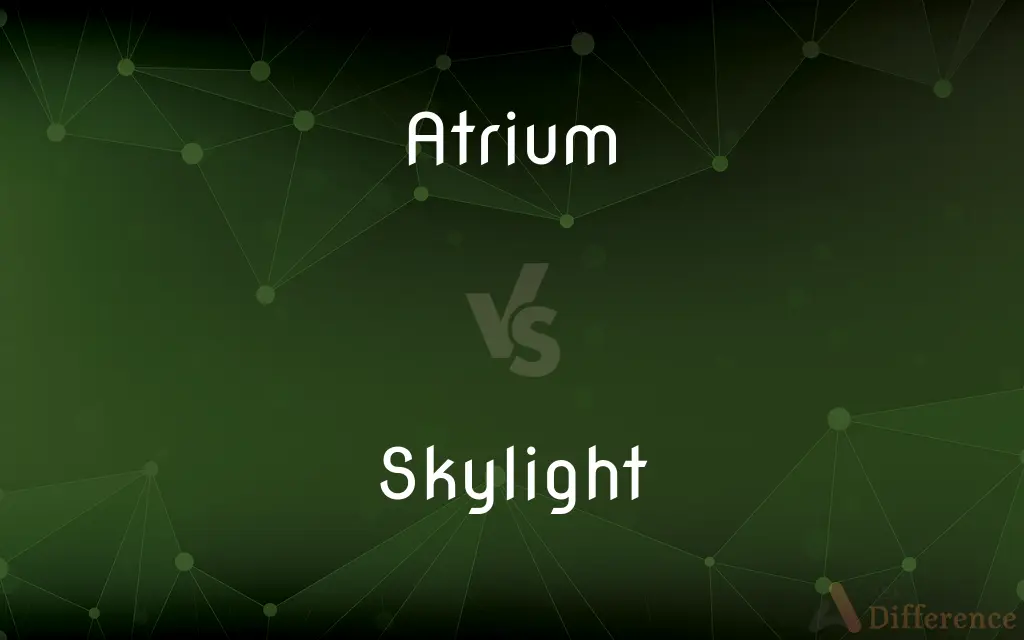 Atrium vs. Skylight — What's the Difference?