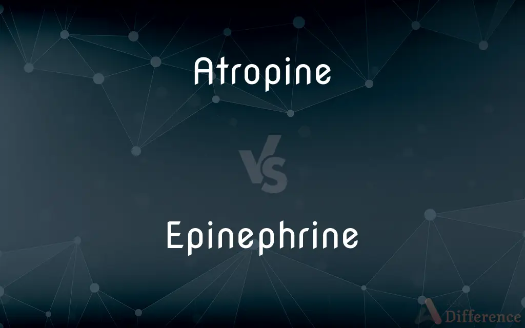 Atropine vs. Epinephrine — What's the Difference?