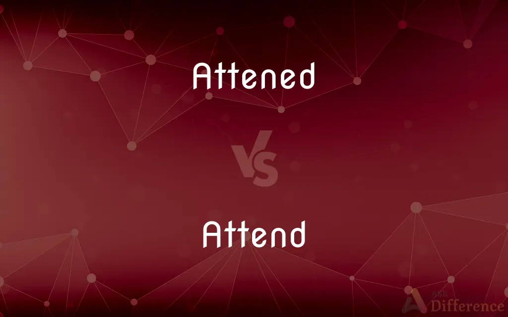 Attened vs. Attend — Which is Correct Spelling?