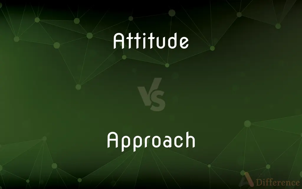 Attitude vs. Approach — What's the Difference?