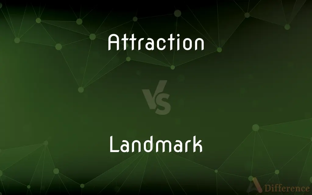 Attraction vs. Landmark — What's the Difference?