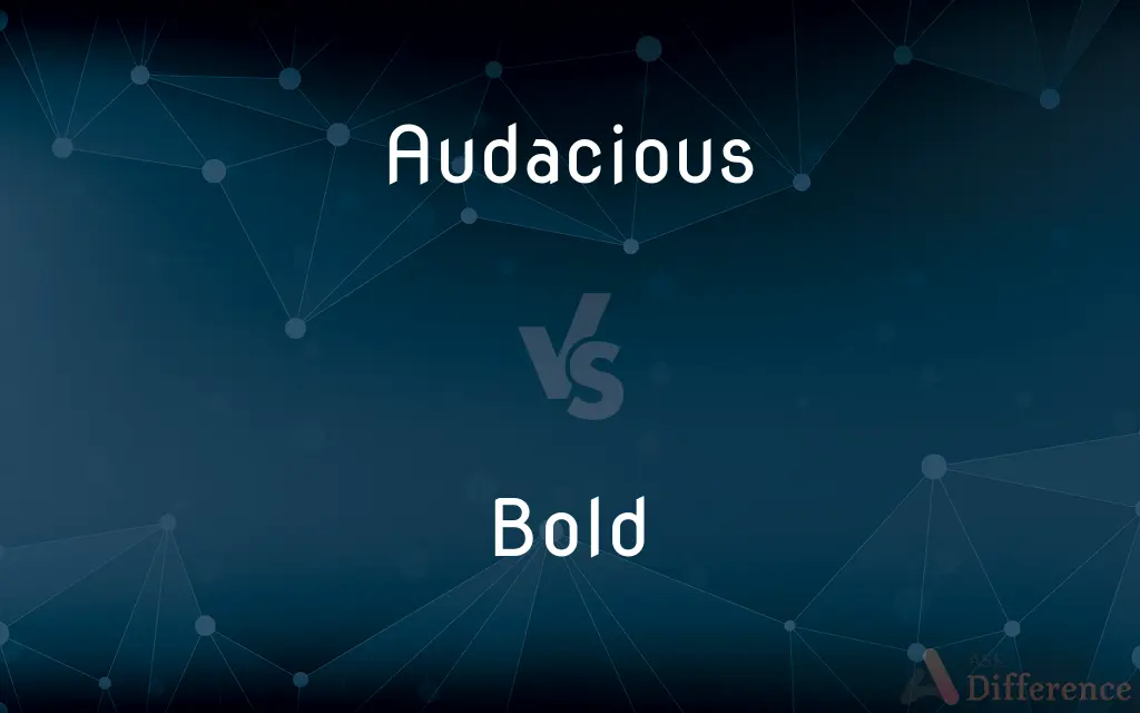 Audacious vs. Bold — What's the Difference?