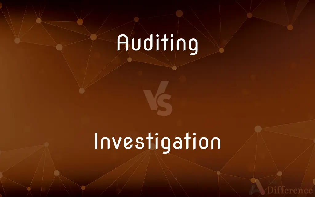 Auditing vs. Investigation — What's the Difference?