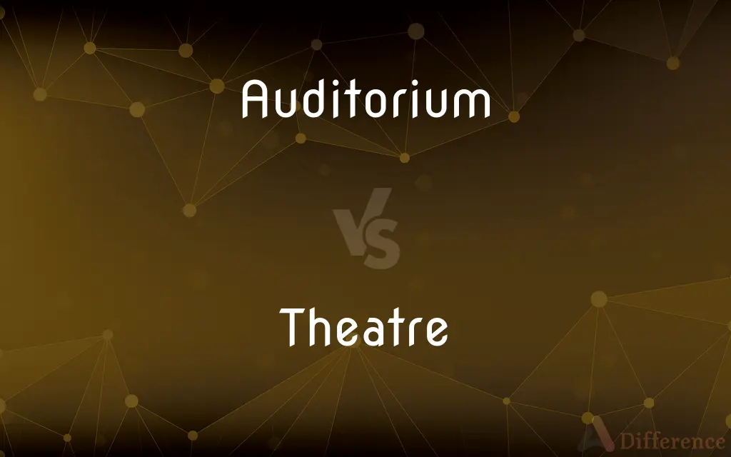 Auditorium vs. Theatre — What's the Difference?