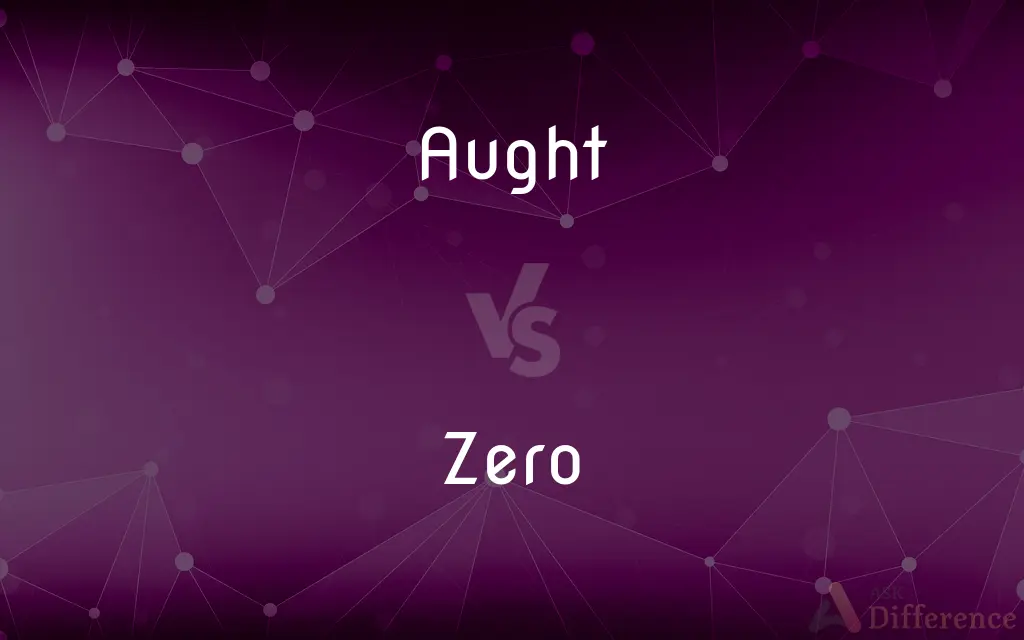 Aught vs. Zero — What's the Difference?