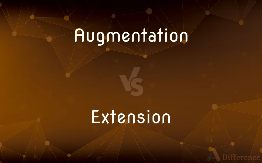 Augmentation vs. Extension — What's the Difference?