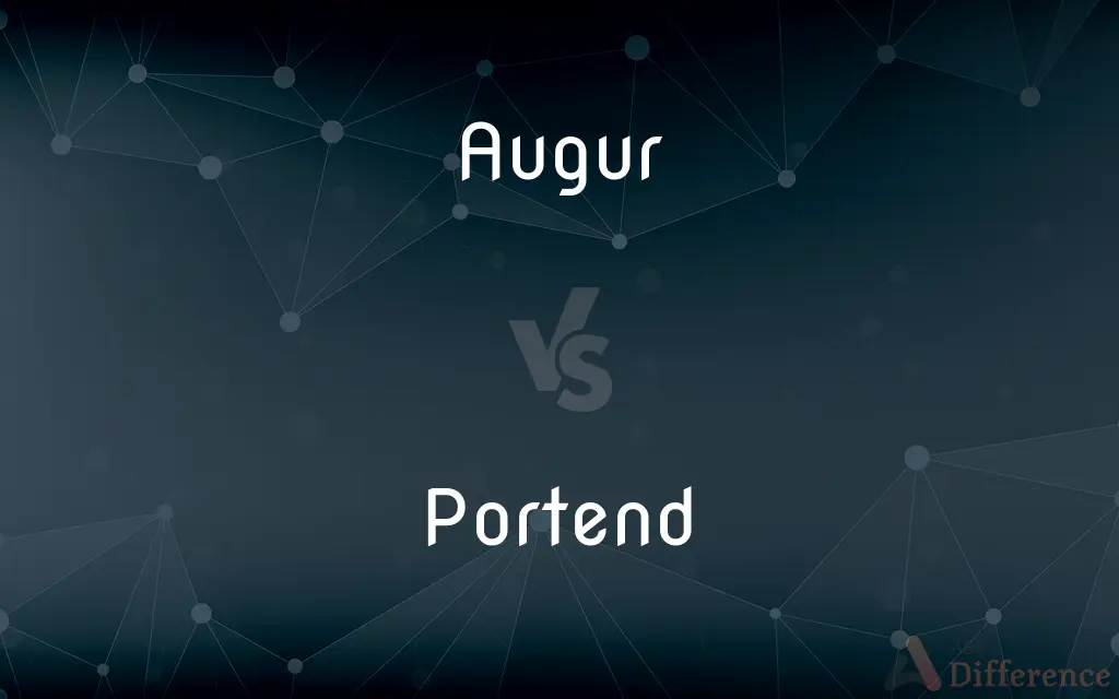 Augur vs. Portend — What's the Difference?