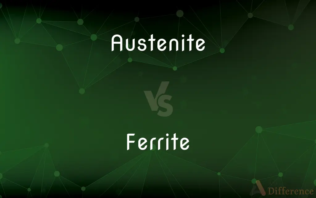 Austenite vs. Ferrite — What's the Difference?
