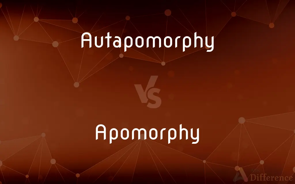 Autapomorphy vs. Apomorphy — What's the Difference?