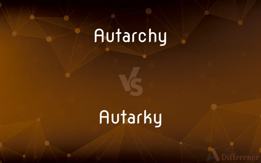Autarchy vs. Autarky — What's the Difference?