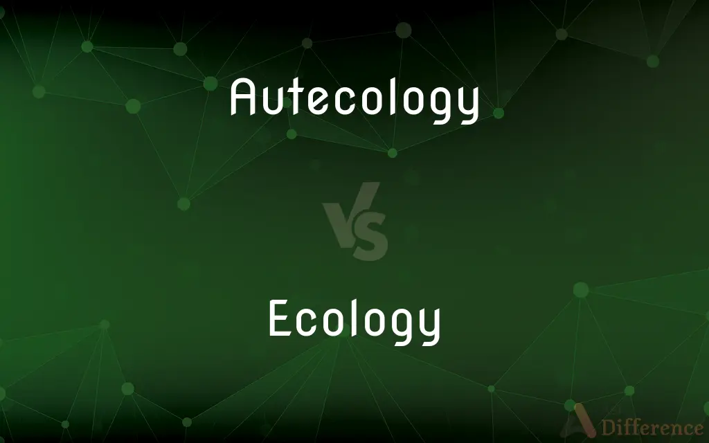 Autecology vs. Ecology — What's the Difference?