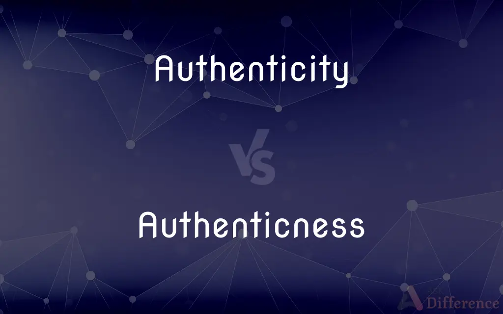 Authenticity vs. Authenticness — What's the Difference?