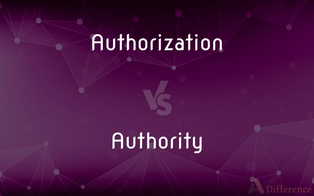 Authorization vs. Authority — What's the Difference?