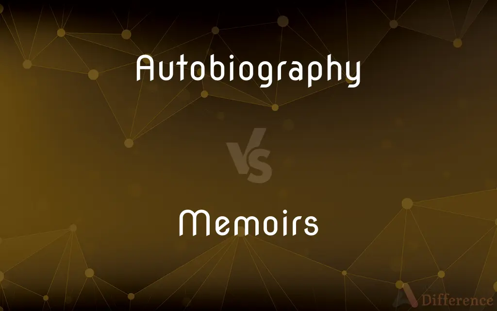 Autobiography vs. Memoirs — What's the Difference?