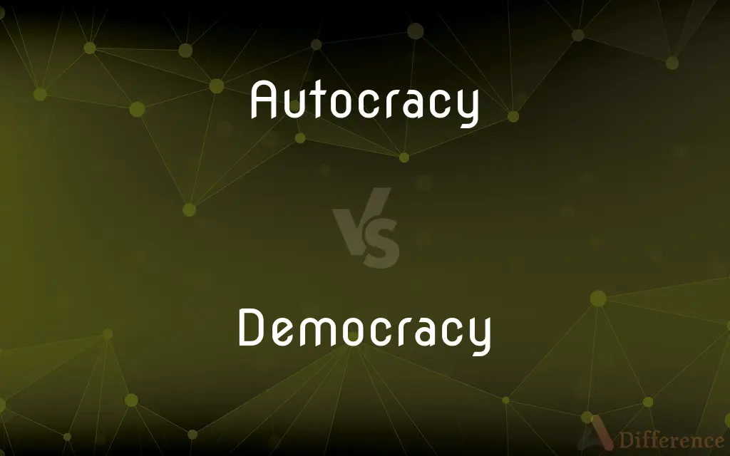 Autocracy vs. Democracy — What's the Difference?