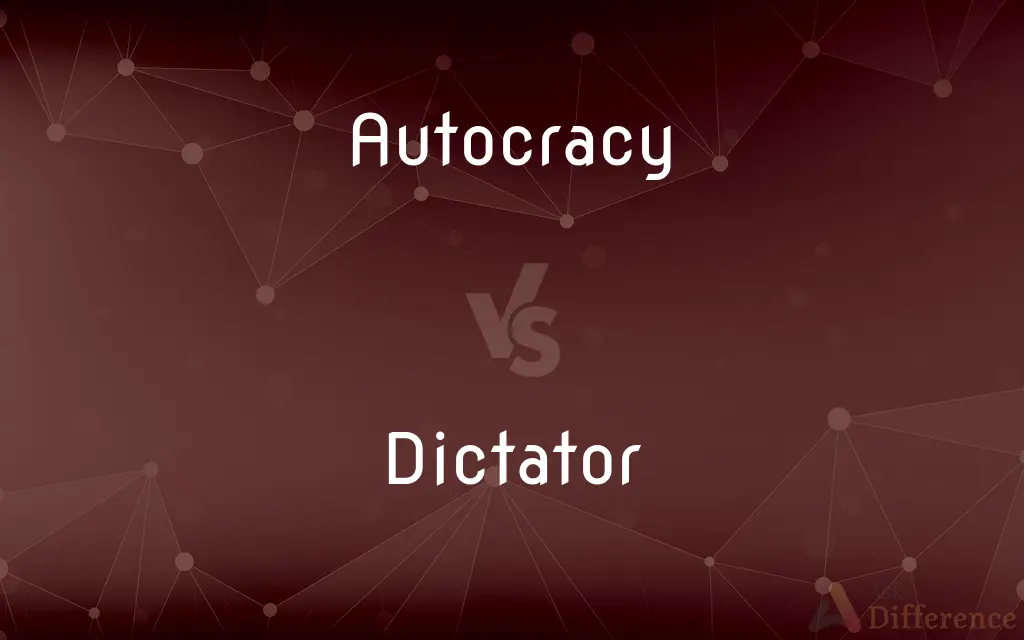 Autocracy vs. Dictator — What's the Difference?