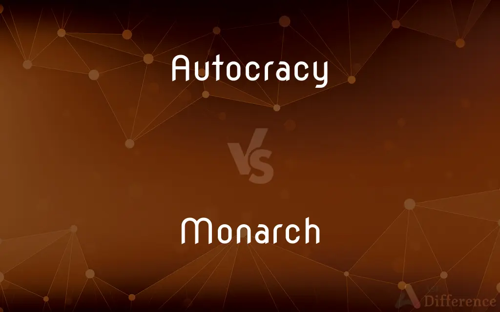 Autocracy vs. Monarch — What's the Difference?