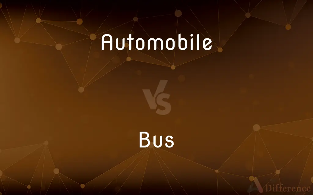 Automobile vs. Bus — What's the Difference?