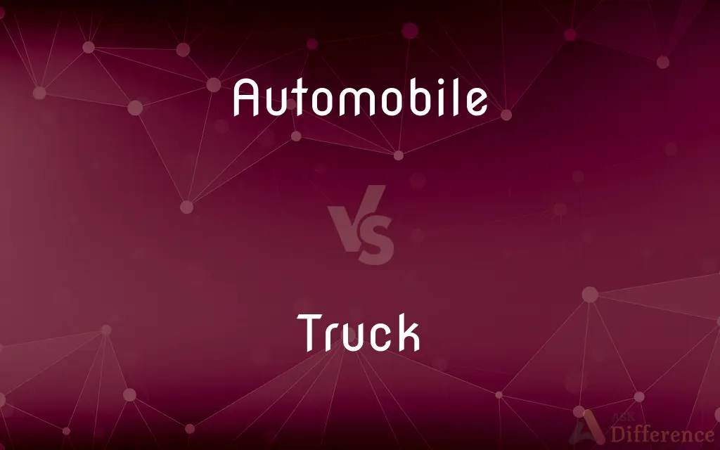 Automobile vs. Truck — What's the Difference?