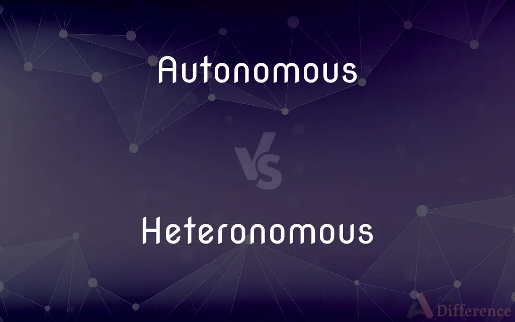 Autonomous vs. Heteronomous — What's the Difference?