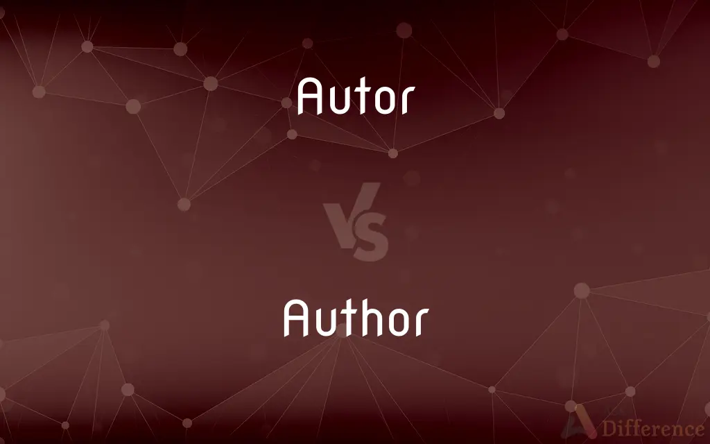 Autor vs. Author — Which is Correct Spelling?