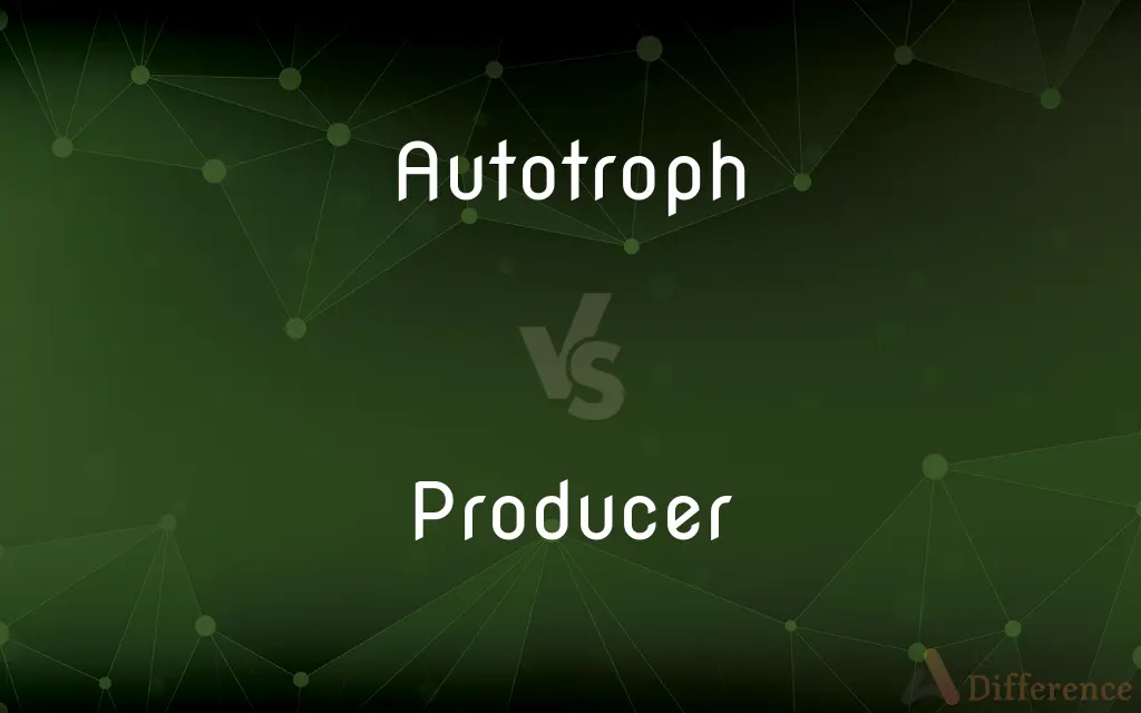 Autotroph vs. Producer — What's the Difference?