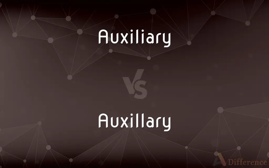 Auxiliary vs. Auxillary — Which is Correct Spelling?