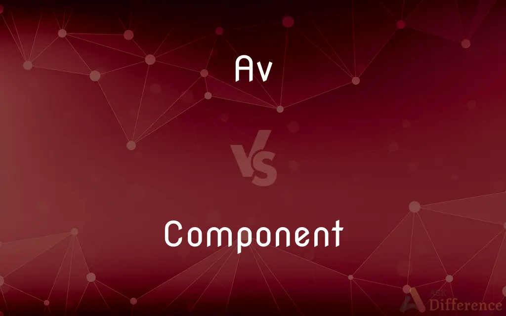 Av vs. Component — What's the Difference?