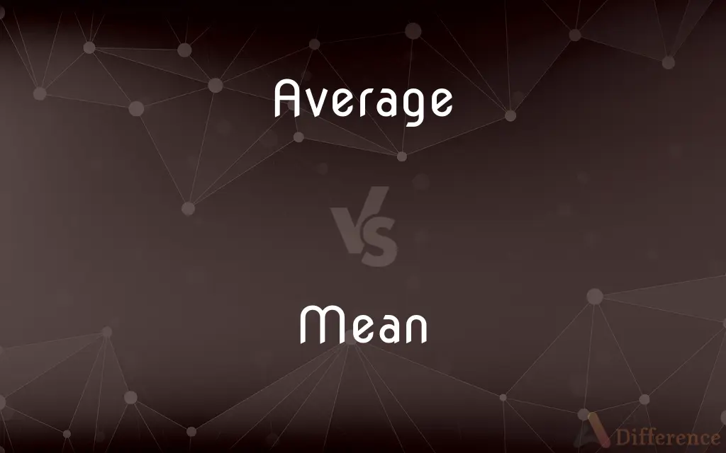 Average vs. Mean — What's the Difference?