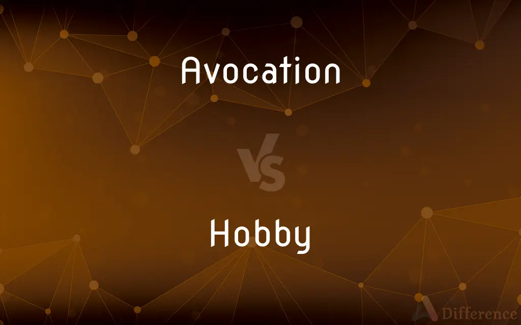 Avocation vs. Hobby — What's the Difference?