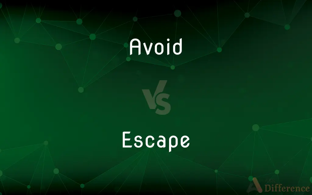 Avoid vs. Escape — What's the Difference?