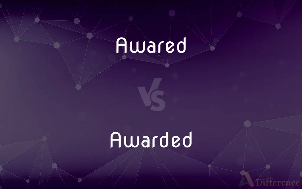 Awared vs. Awarded — Which is Correct Spelling?
