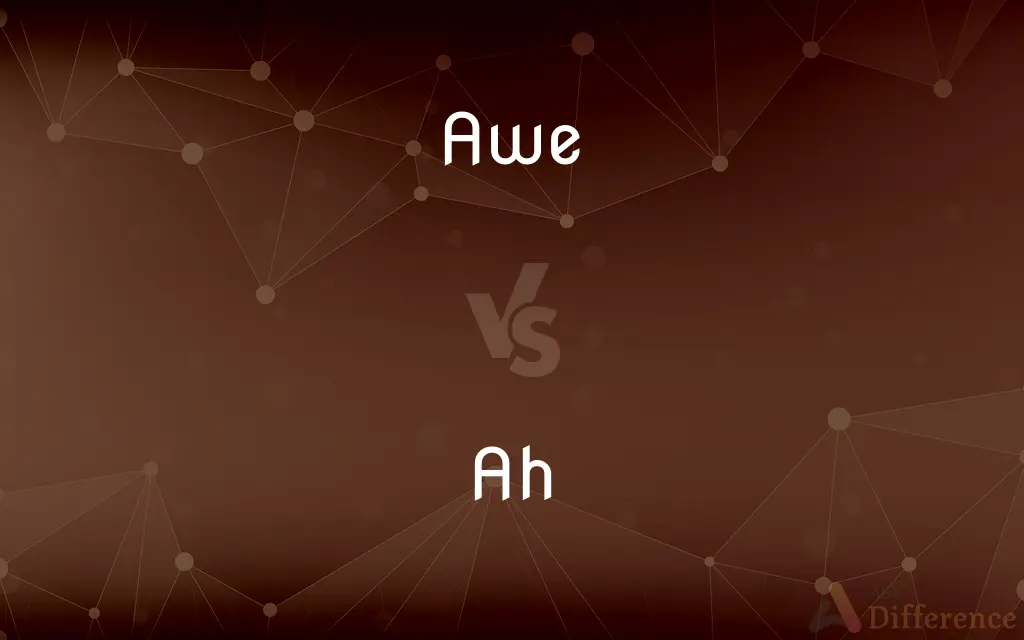 Awe vs. Ah — What's the Difference?