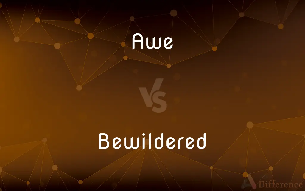 Awe vs. Bewildered — What's the Difference?