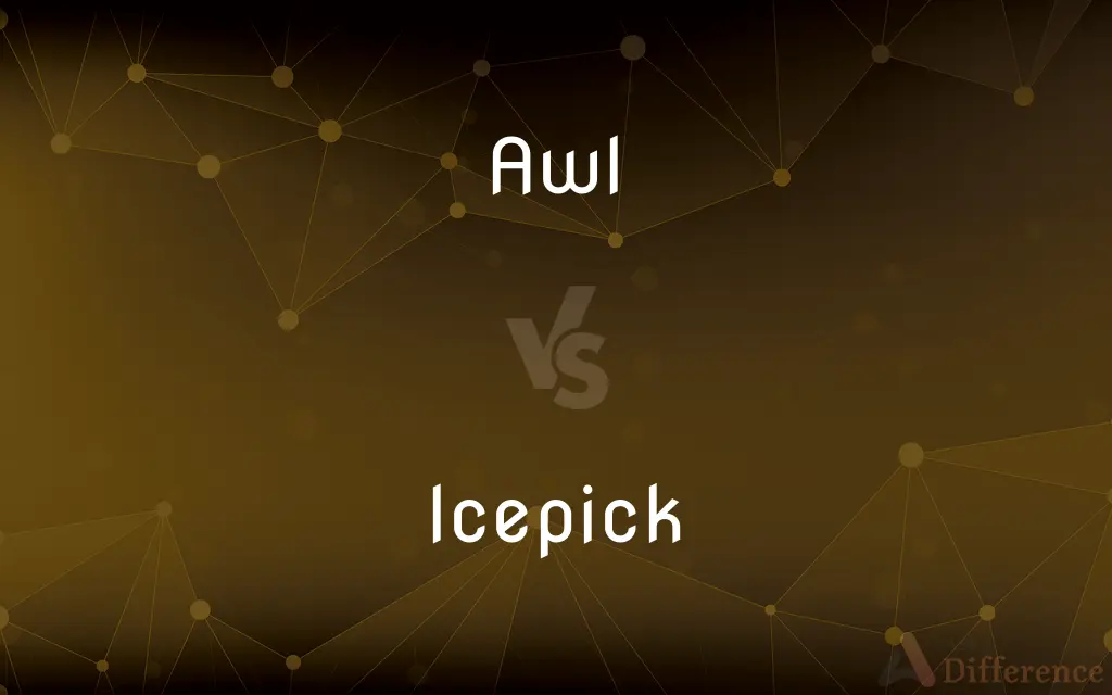 Awl vs. Icepick — What's the Difference?