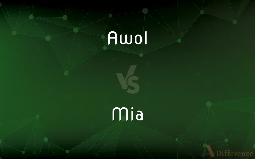 Awol vs. Mia — What's the Difference?