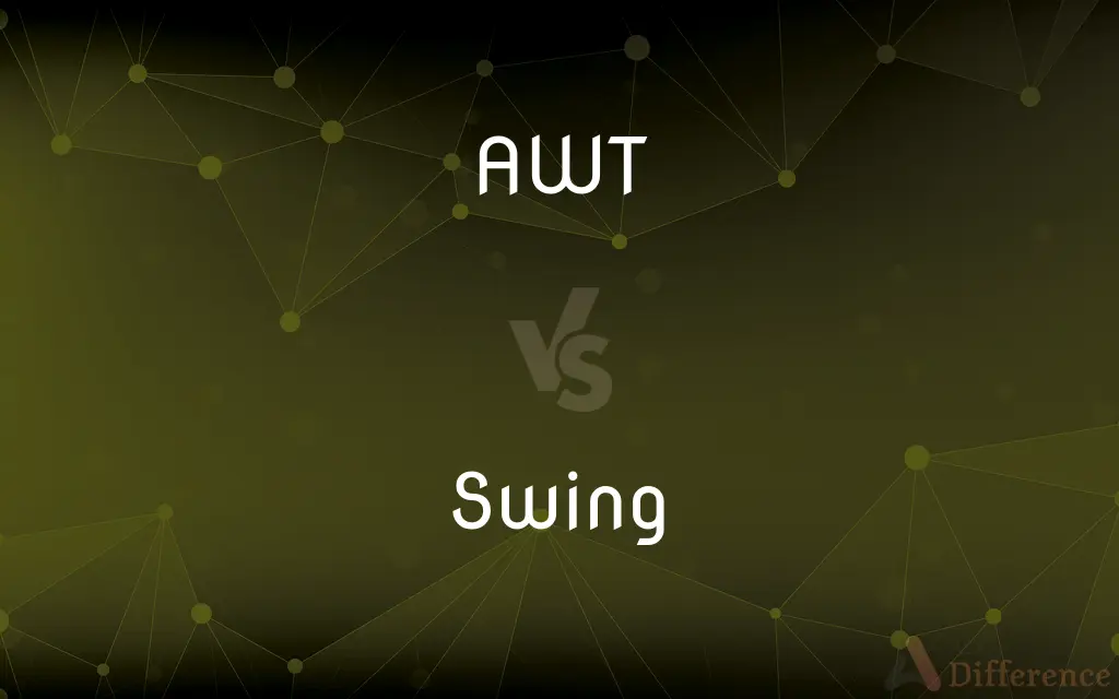 AWT vs. Swing — What's the Difference?