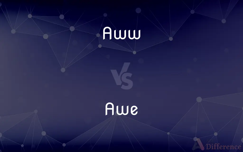 Aww vs. Awe — What's the Difference?