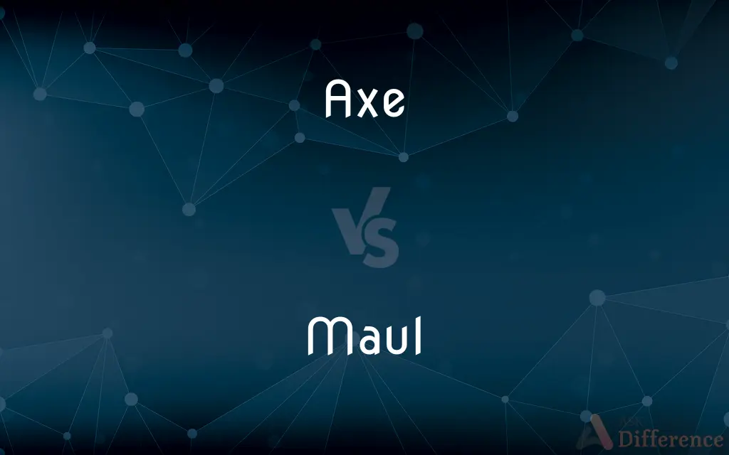 Axe vs. Maul — What's the Difference?