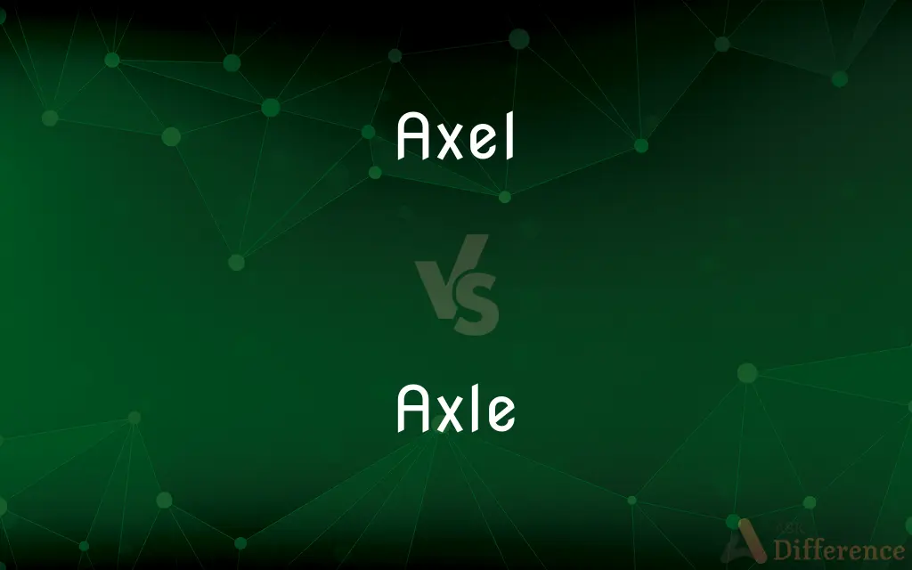 Axel vs. Axle — What's the Difference?