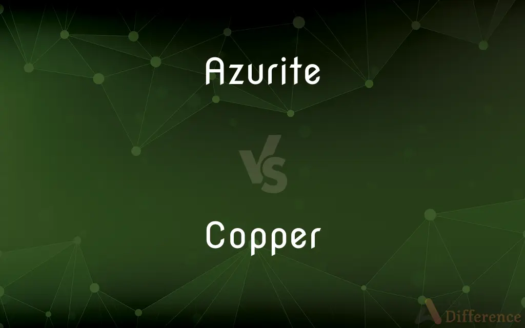 Azurite vs. Copper — What's the Difference?