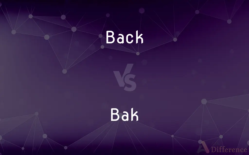 Back vs. Bak — Which is Correct Spelling?