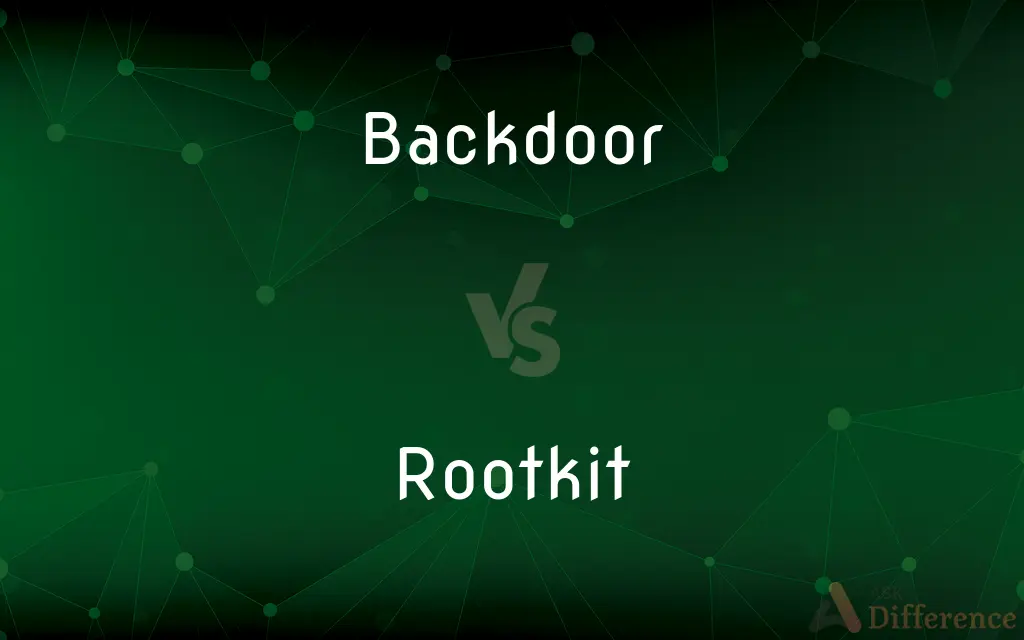 Backdoor vs. Rootkit — What's the Difference?